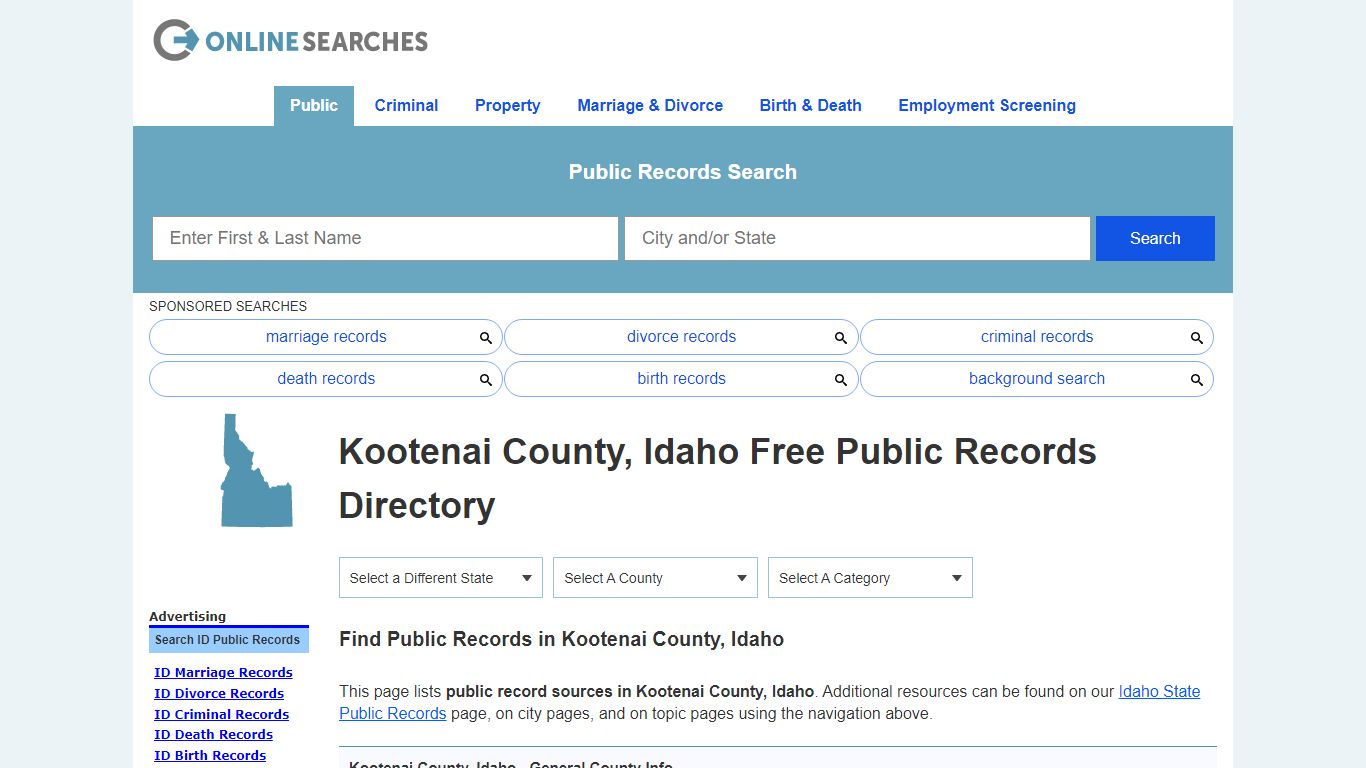 Kootenai County Public Records